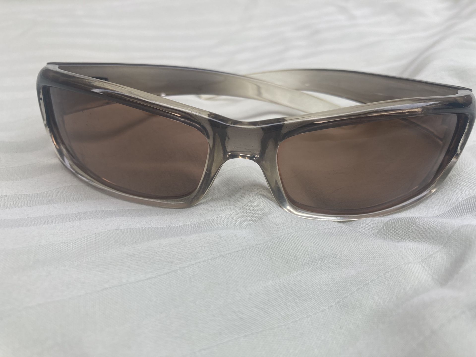 Gray Fade Sunglasses with Brown Tinted Lenses