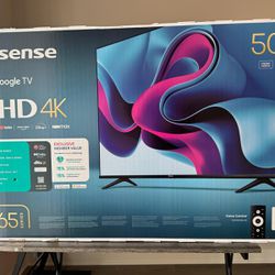 50” Hi Sense UHD 4K A65 series