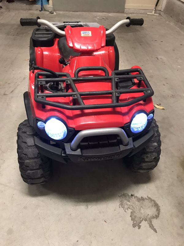 Kids Kawasaki 4 wheeler Power Wheels for Sale in Phoenix, AZ OfferUp