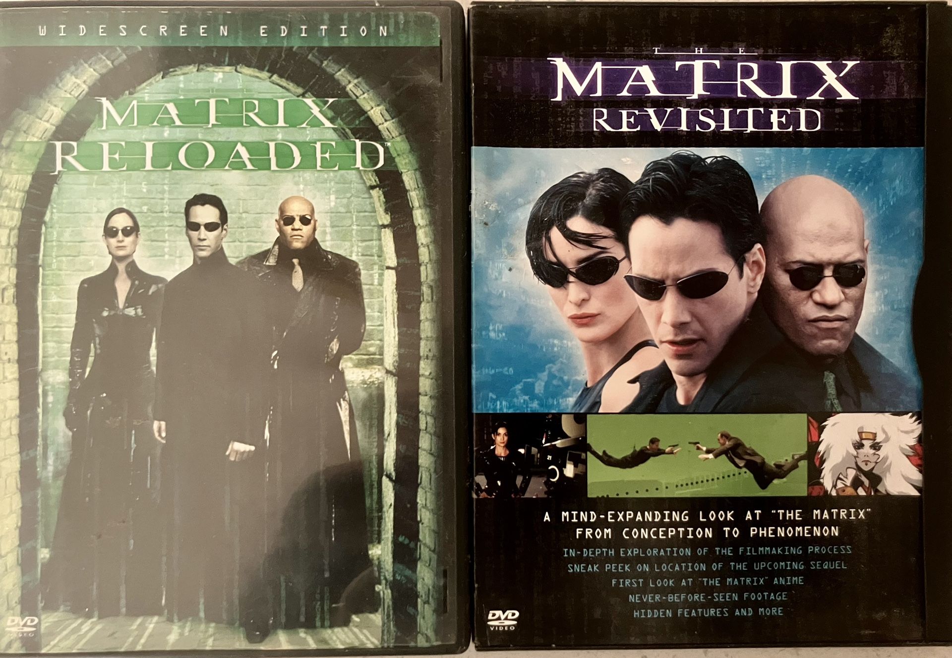 Matrix & Bonus Footage DVD’s