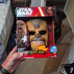 Brand New Star Wars The Force Awakens Chewbacca Electronic Mask