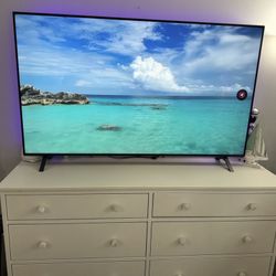 2022 LG 65 INCH w/ White large Dresser 