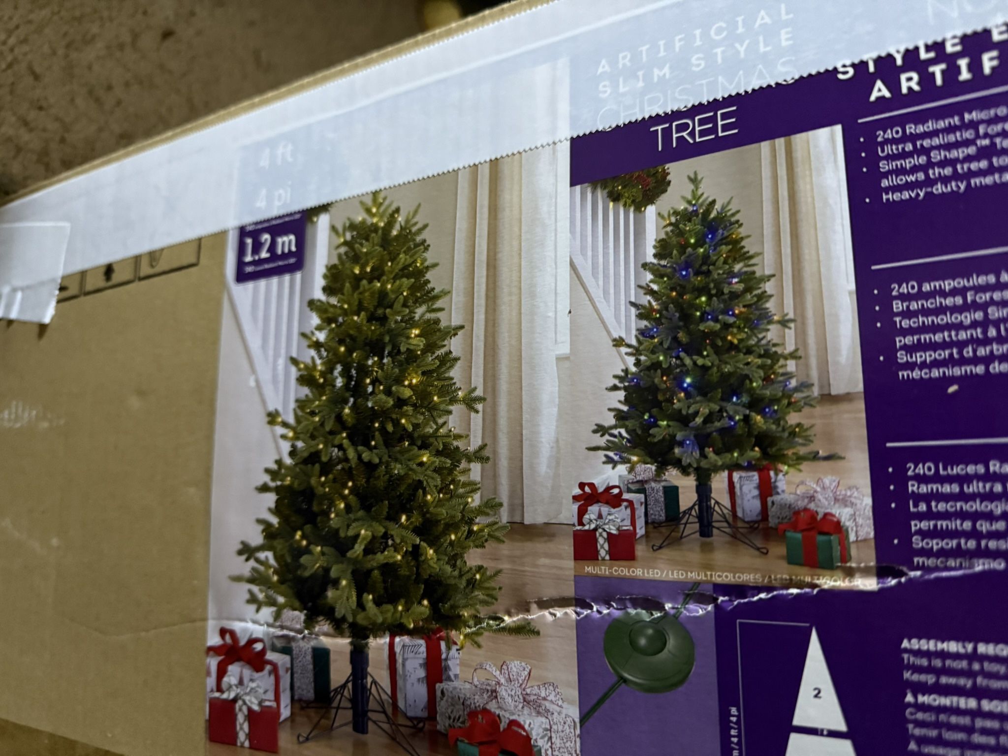 4 Foot Pre Lit Christmas Tree