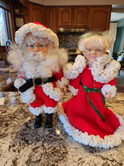 Vintage Mr And Mrs Clause