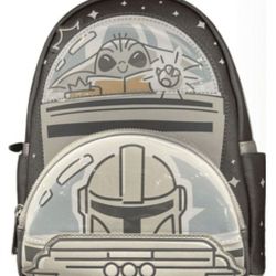 Disney Star Wars Mandalorian Loungefly Mini Backpack
