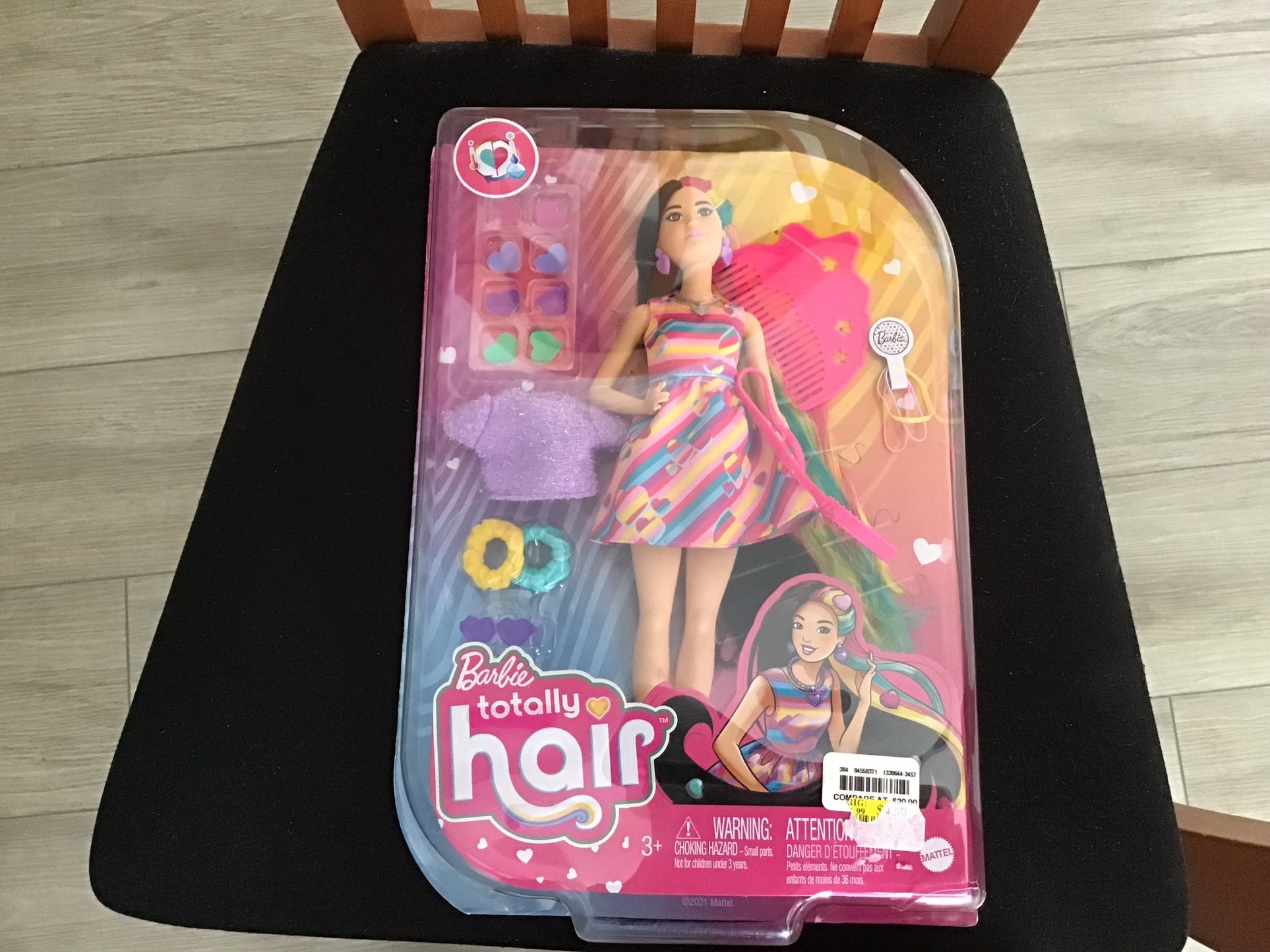 NEW~BARBIE~ Totally Hair Doll~Includes accessories and colorful outfit~ages 3 & up Pick up at four mile cove parkway behind Walmart on Del Prado