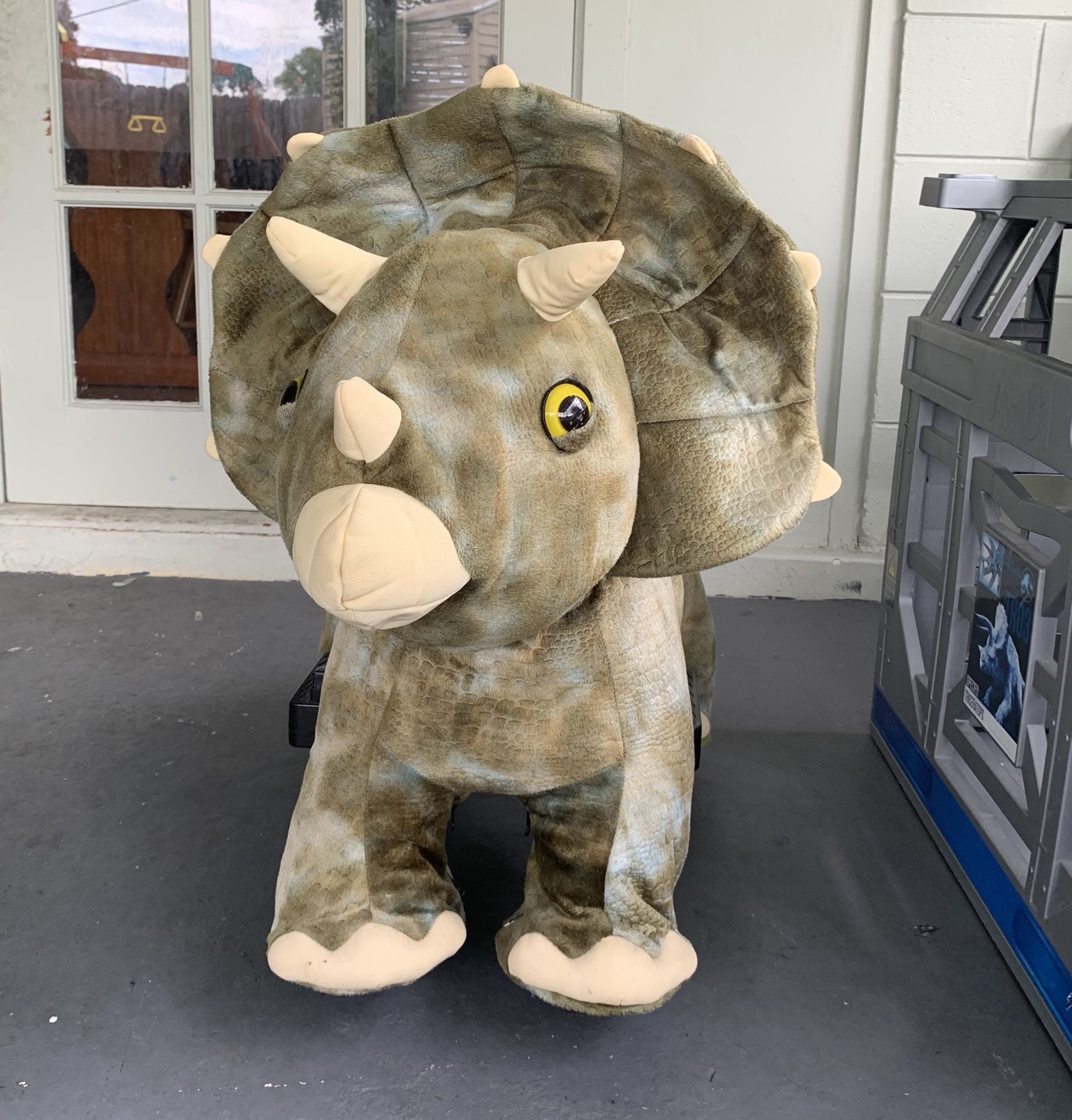 Jurassic world hotsell plush ride on