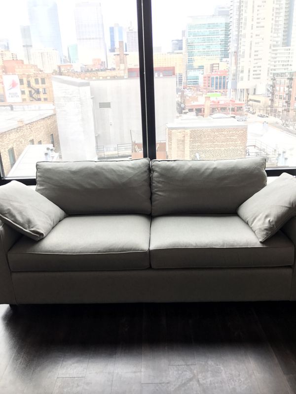 Room Board York 87 Sofa In Dawson Cement For Chicago Il Offerup