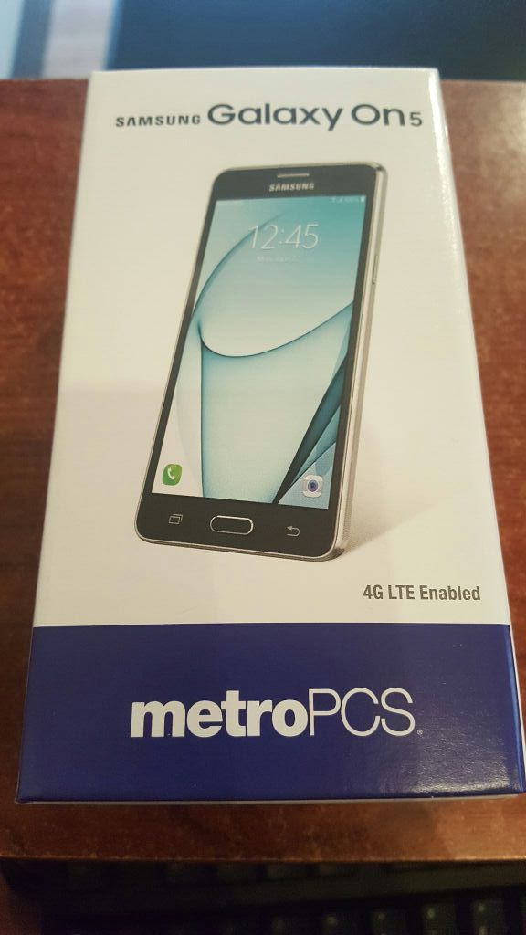 Samsung Galaxy On 5 8GB Metro Pcs Free - Mail or Instant Rebate