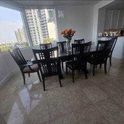 Dinning Table with 8 Chairs