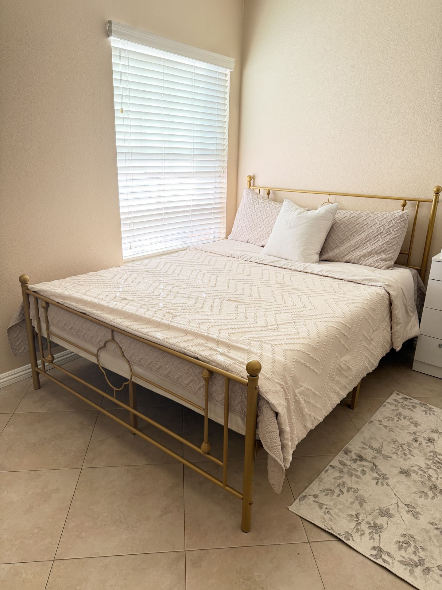 Gold Queen Bed Frame