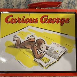 Vintage Curious George Metal Lunch Box