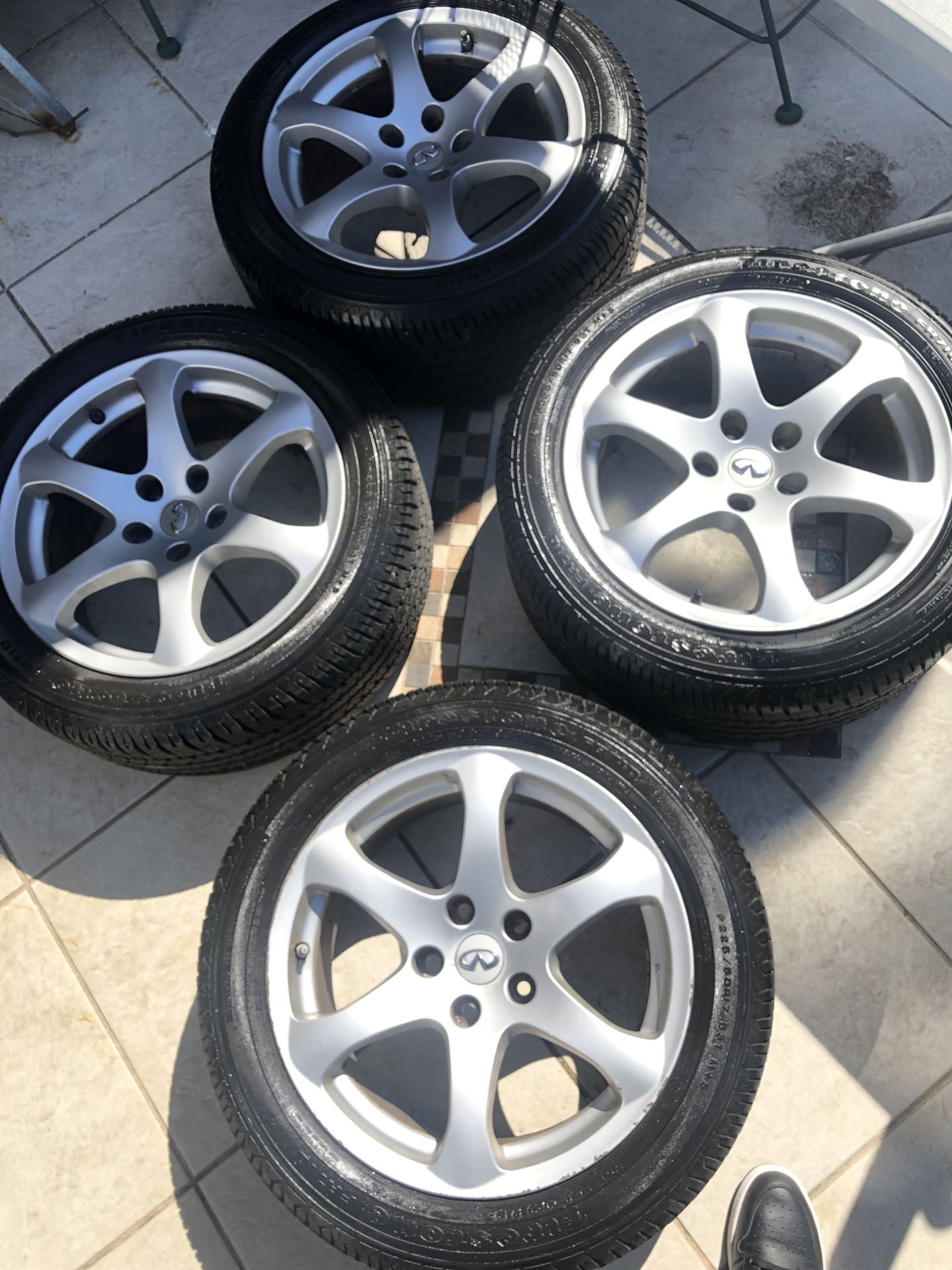 Infiniti G35 OEM Wheels & Tires EXCELLENT