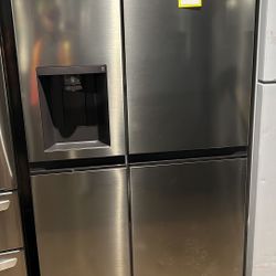 LG LRSXSV 26.8-cu ft Side-by-Side Refrigerator E5