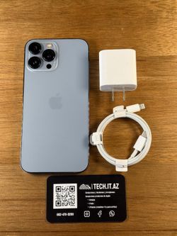 📱 iPhone 13 Pro Max | 1TB | Sierra Blue | Unlocked (Any Carrier)