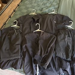 5 Pairs Of Men’s Scrubs (Tops and Bottoms) 