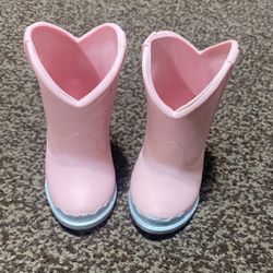American Girl 8” Doll Pink Cowboy Riding Boots For 18” Doll 
