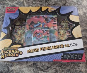 Pokemon Mega Evolution Ascended Heroes ex Box Factory Sealed Feraligatr