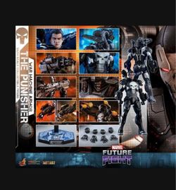 1/6 Hot Toys War Machine Punisher Marvel: Future Fight VGM33D28 The Punisher (War Machine Armor) 1/6th Scale