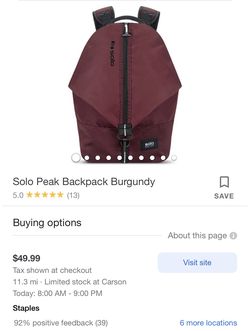 Solo New York Backpack