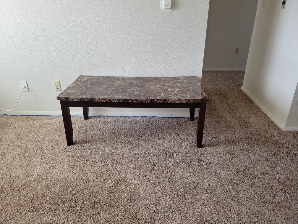 Faux Granite Coffee Table