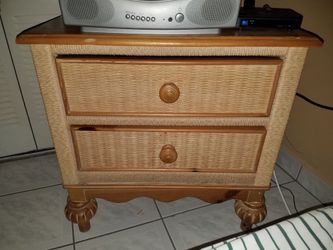 Night Table with two drawers