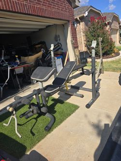 Brutus Adjustable Weight Bench with Rack
