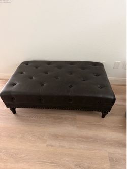 Ottoman - Dark Brown (Santa Rita)