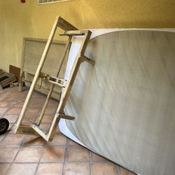 Queen Size Bed And Mattress 150.00