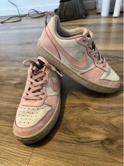 Pink Nike shoes