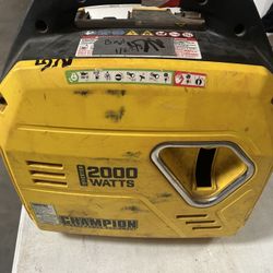 Champion 2000 Watt Inverter generator, Broken, Repair It, Or Use For Parts $30 OBO