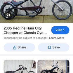 Limited Production, Aluminum Frame, Redline Cruiser Belt Drive