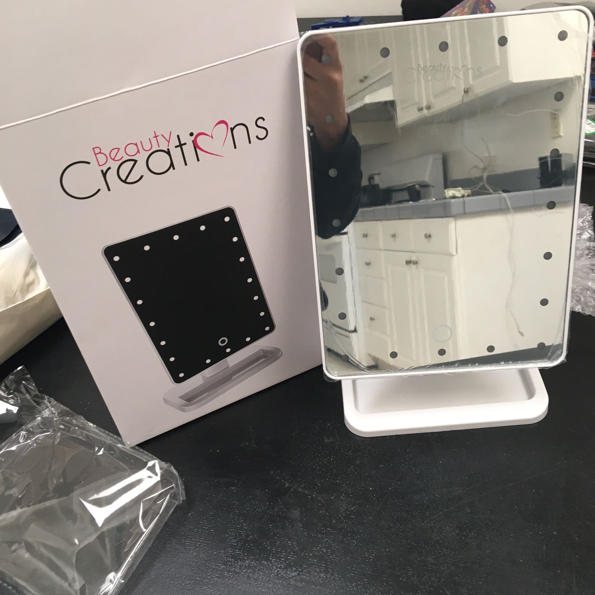 Espejo nuevo touch con luces original beauty creation