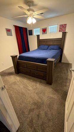 Queen bed