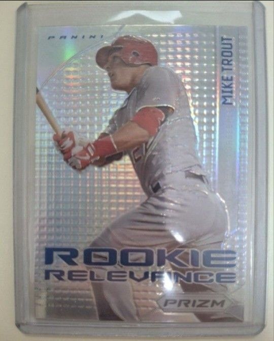 Mike Trout Panini Prizm Rookie Relevance Silver