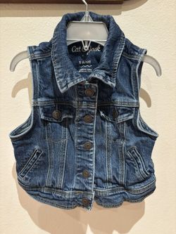 Cat & Jack-Kids Denim Vest - Size 6