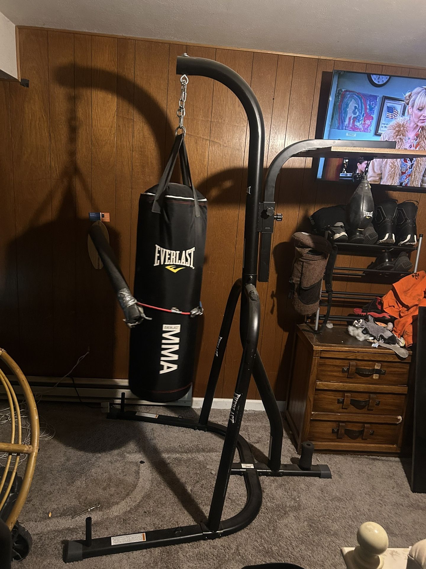 Punching Bag Speed Bag Combo