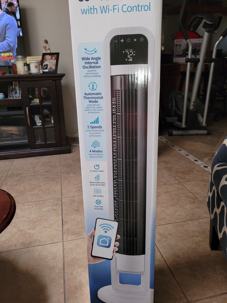 OmniBreeze Tower Fan 38 Inch