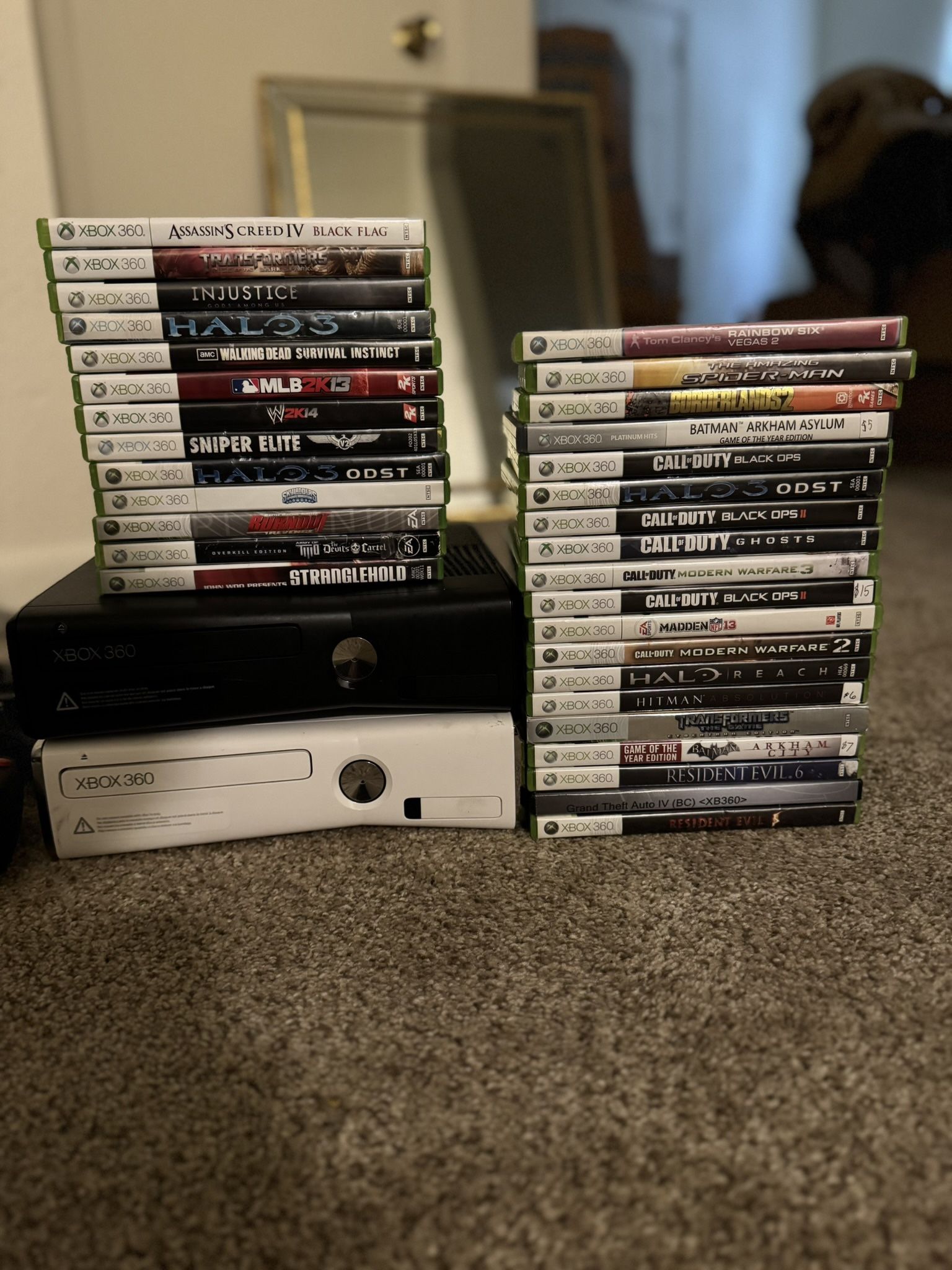 Xbox 360s, Controllers, Games