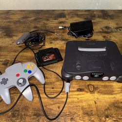 Nintendo 64 Console Complete Set