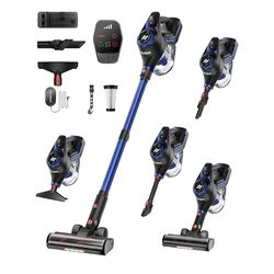 Cordless Vacuum Cleaner 45Kpa 80min Runtime – Stick Vacuum for Carpet & Pet Hair NEW / Aspiradora Inalámbrica 45Kpa 80min para Alfombra y Pelo de Masc