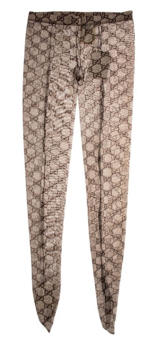 Gucci logo Jacquard Tights classic GG leggings iSupreme Canvas hosiery Monogram Pants