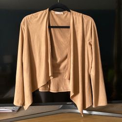 Brown Suede Type Blazer