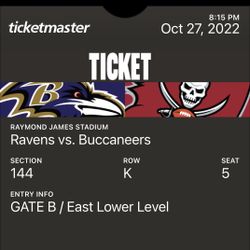 Ravens at Buccaneers Tickets
