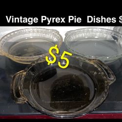 Vintage Pie Dishes $5 Take All