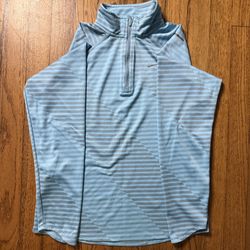 Nike Dri-FIT blue running 1/4 zip pullover size XL