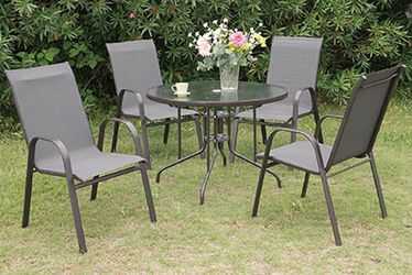 5pc Outdoor Table Set @Elegant Furniture
