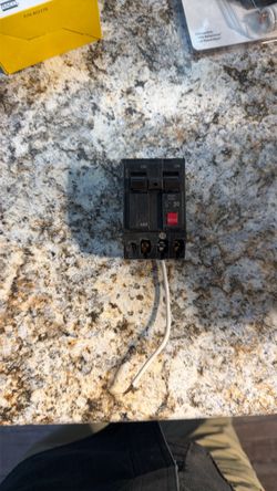 Like new double pole 30 amp ABB/GE gfci breaker