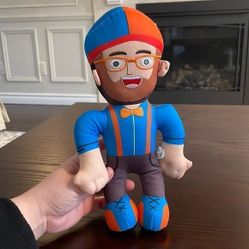 Blippi Plush Toy Stuffed Doll 11.5” inches Excellent Condition Youtube Series 