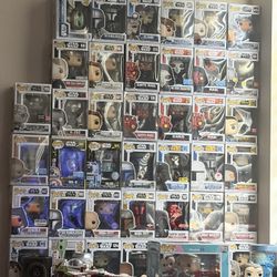 Star wars and invincible funko pops